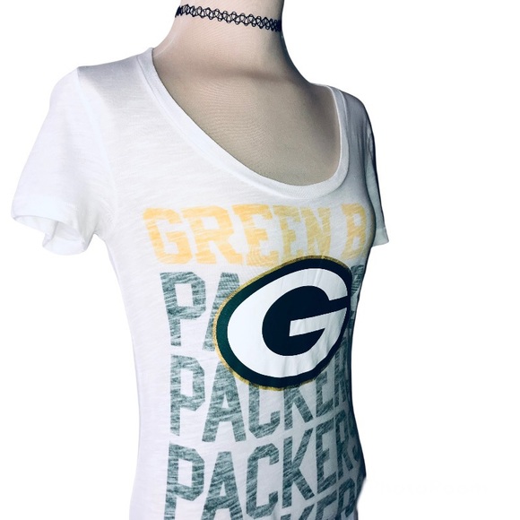 PINK Green Bay Packers tee white M - Picture 2 of 9